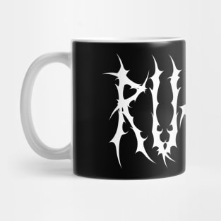 Rugby Metal Face Typography Mug